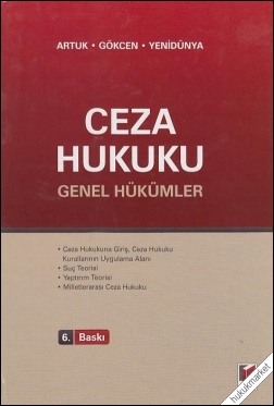 Kitap Kapağı  Ceza Hukuku Genel Hükümler