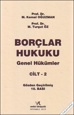 Kitap Kapağı  Borçlar Hukuku Genel Hükümler Cilt - 2