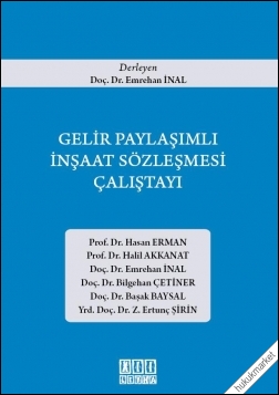 Kitap Kapağı  Gelir Paylaşımlı İnşaat Sözleşmesi Çalıştayı