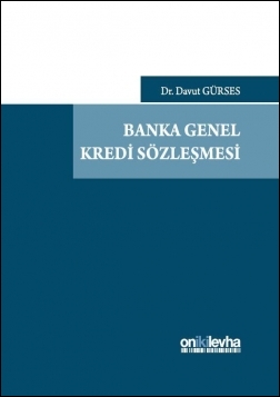 Kitap Kapağı  Banka Genel Kredi Sözleşmesi