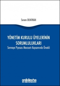 Kitap Kapağı  Yönetim Kurulu Üyelerinin Sorumlulukları