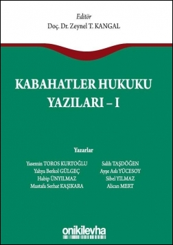 Kitap Kapağı  Kabahatler Hukuku Yazıları - I
