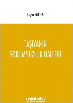 Kitap Kapağı  Taşıyanın Sorumsuzluk Halleri