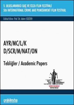 Kitap Kapağı  5. Suç ve Ceza Film Festivali "AYR/MC/L/K" Tebliğler
