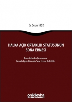 Kitap Kapağı  Halka Açık Ortaklık Statüsünün Sona Ermesi