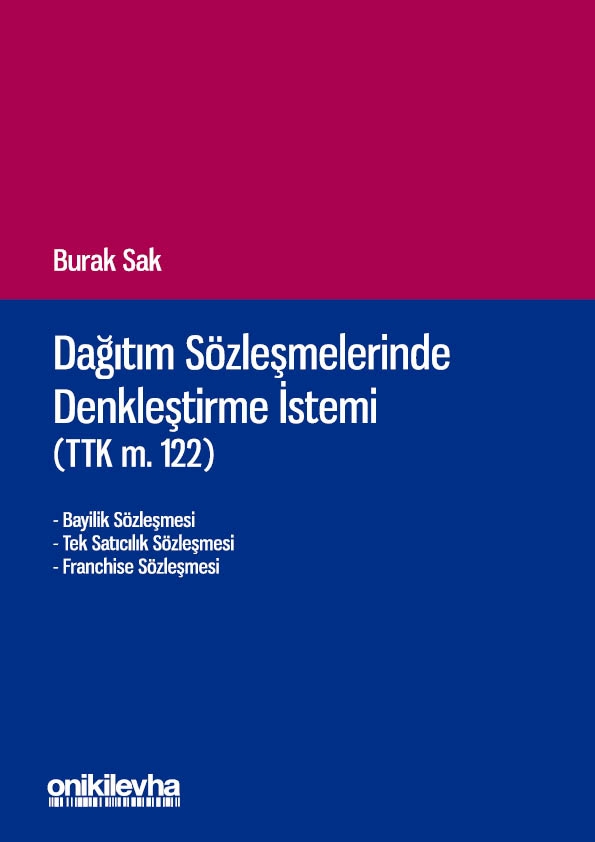 Kitap Kapağı  Dağıtım Sözleşmelerinde Denkleştirme İstemi