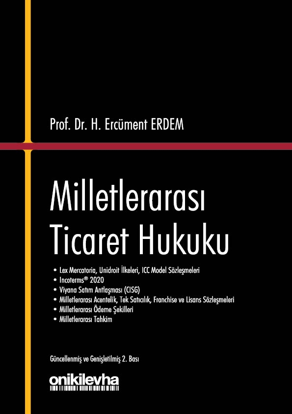 Kitap Kapağı  Milletlerarası Ticaret Hukuku
