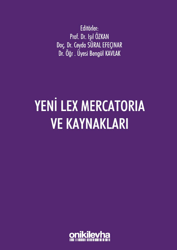 Kitap Kapağı  Yeni Lex Mercatoria ve Kaynakları