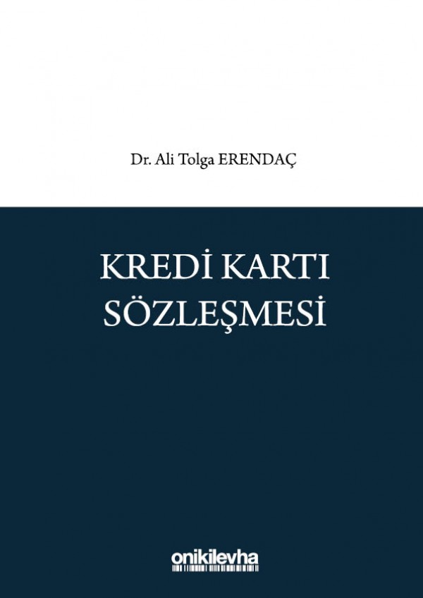 Kitap Kapağı  Kredi Kartı Sözleşmesi