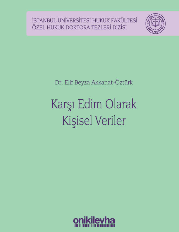 Kitap Kapağı  Karşı Edim Olarak Kişisel Veriler