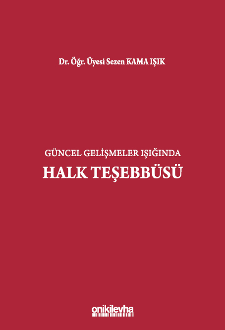 Kitap Kapağı  Güncel Gelişmeler Işığında Halk Teşebbüsü