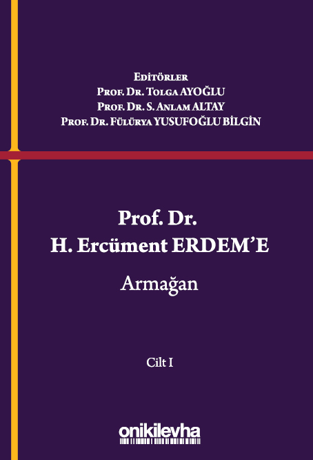 Kitap Kapağı  Prof. Dr. H. Ercüment Erdem'e Armağan (2 Cilt)