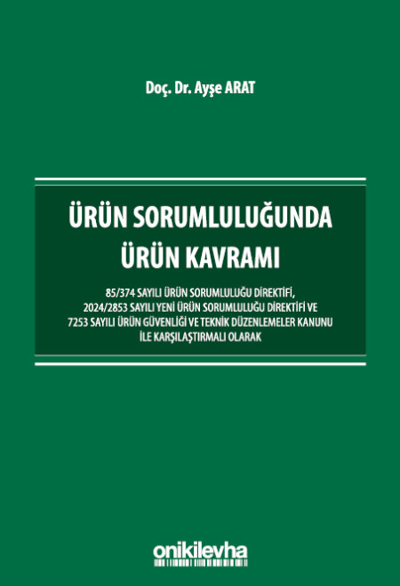 Kitap Kapağı  Ürün Sorumluluğunda Ürün Kavramı