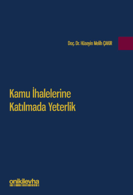 Kitap Kapağı  Kamu İhalelerine Katılmada Yeterlik