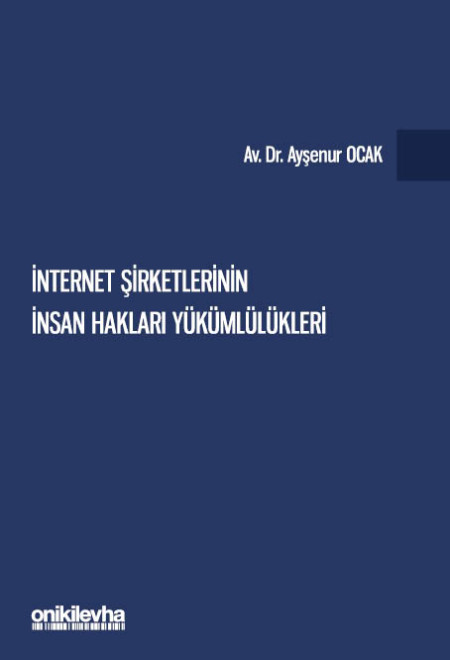 Kitap Kapağı  İnternet Şirketlerinin İnsan Hakları Yükümlülükleri