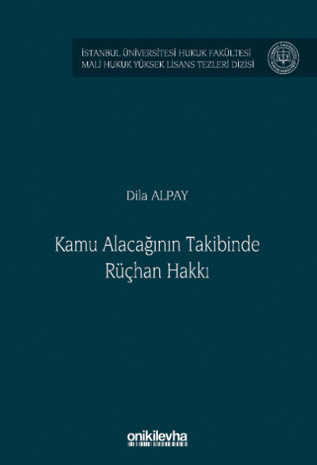 Kitap Kapağı  Kamu Alacağının Takibinde Rüçhan Hakkı