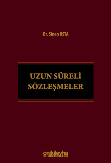 Kitap Kapağı  Uzun Süreli Sözleşmeler