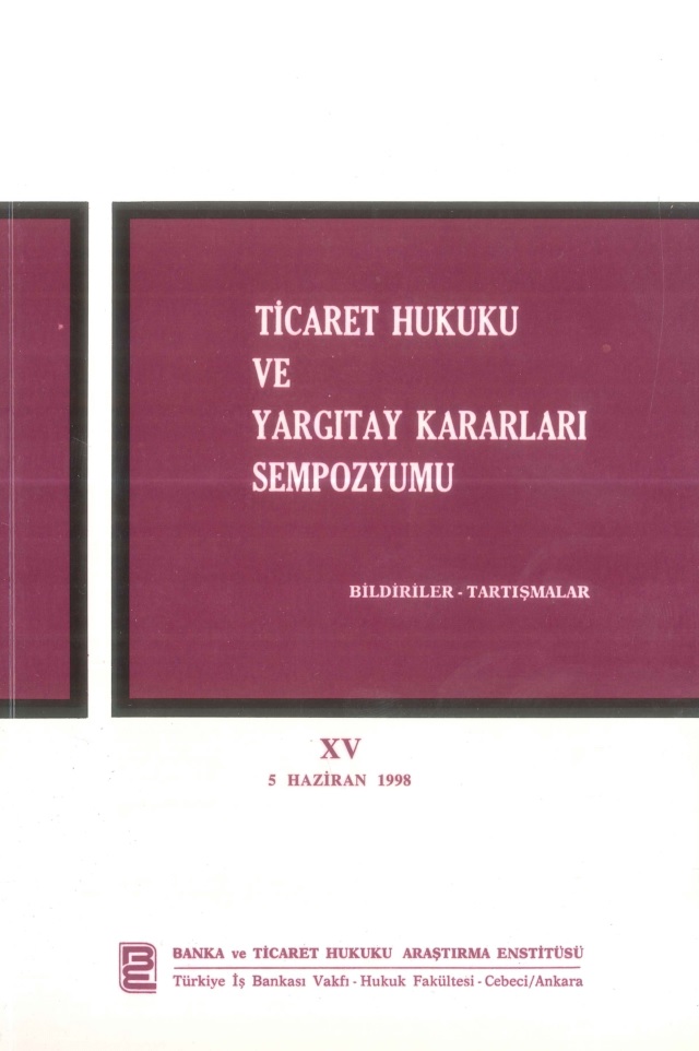 Kefalet Hukukunda İrade Özgürlüğünün Sınırları - Alman Federal Anayasa Mahkemesinin 19.10.1993 Tarihli Kararları ile Bu Çerçevede Gelişen Alman Federal Temyiz Mahkemesinin Yeni İçtihadı ve Bunun İsviçre/Türk Hukuku Açısından Değerlendirilmesi - Kefalet Hukukunda İrade Özgürlüğünün Sınırları - Alman Federal Anayasa Mahkemesinin 19.10.1993 Tarihli Kararları ile Bu Çerçevede Gelişen Alman Federal Temyiz Mahkemesinin Yeni İçtihadı ve Bunun İsviçre/Türk Hukuku Açısından Değerlendirilmesi -