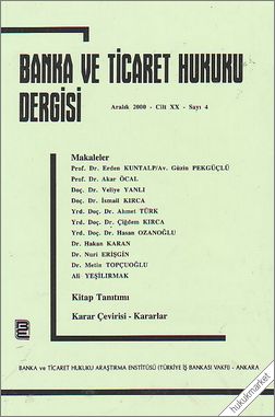 Denizde Eşya Taşıma Sözleşmesi ile Konşimento Arasındaki İlişki